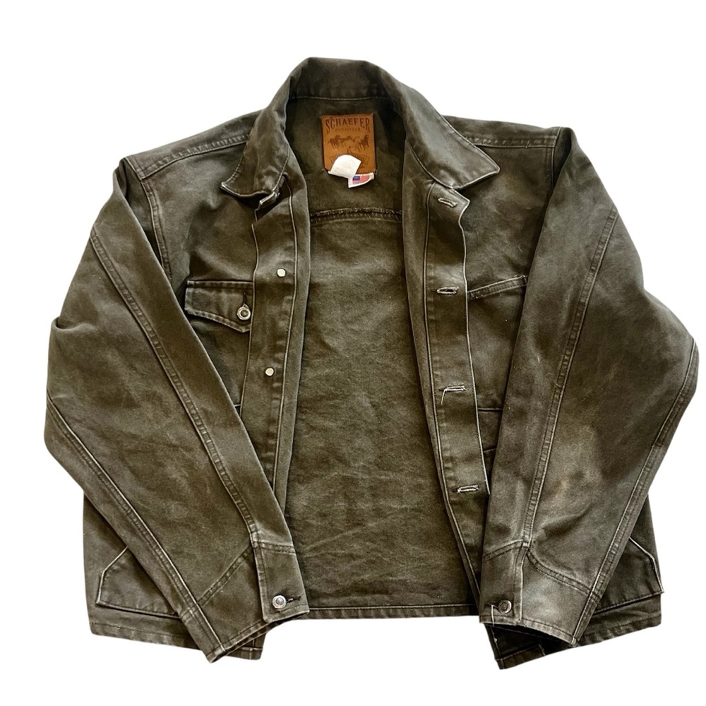 Schaefer Olive Green Lightweight Work Jacket